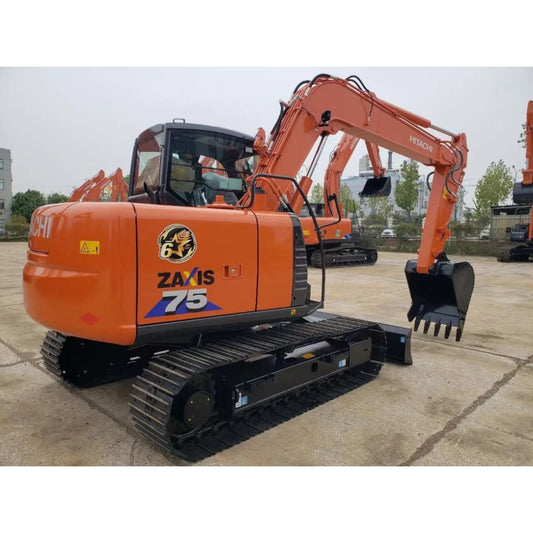 New Hitachi ZX75-6A Excavator for Sale rear side view
