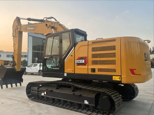 New Sany SY235H Excavator for Sale rear side view