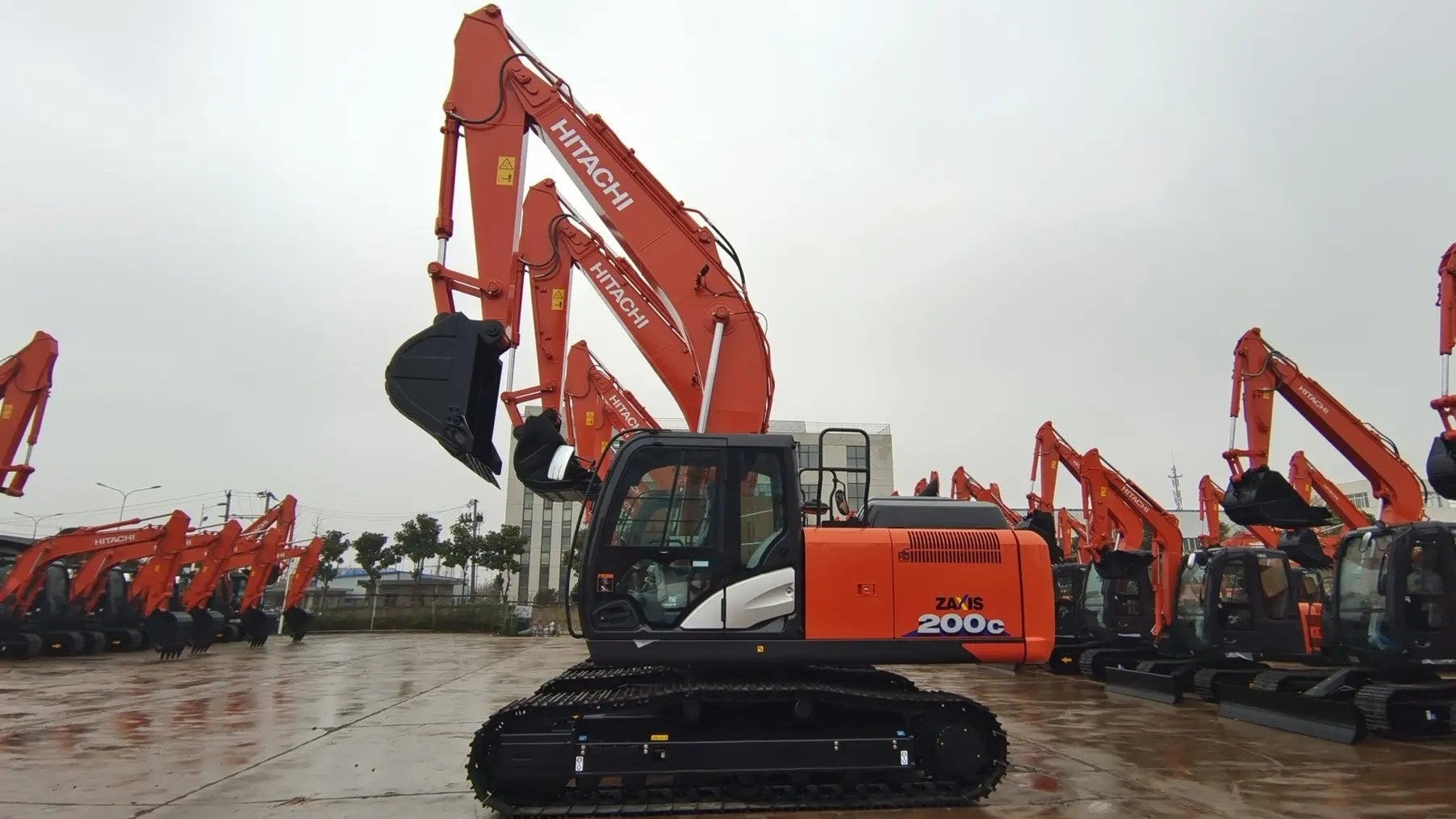 New Hitachi ZX200C-6A Excavator for Sale rear side view