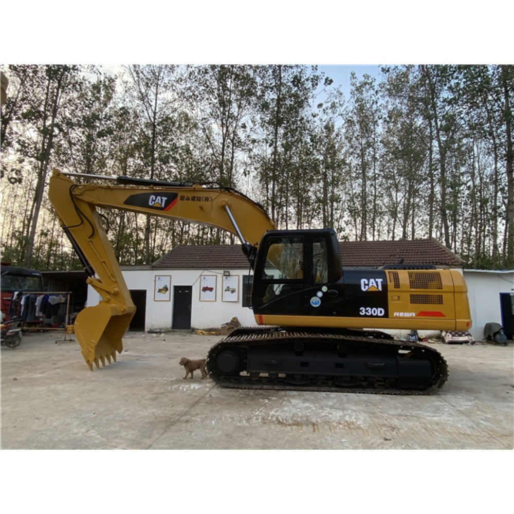 Used Caterpillar 330D Excavator for Sale rear side view