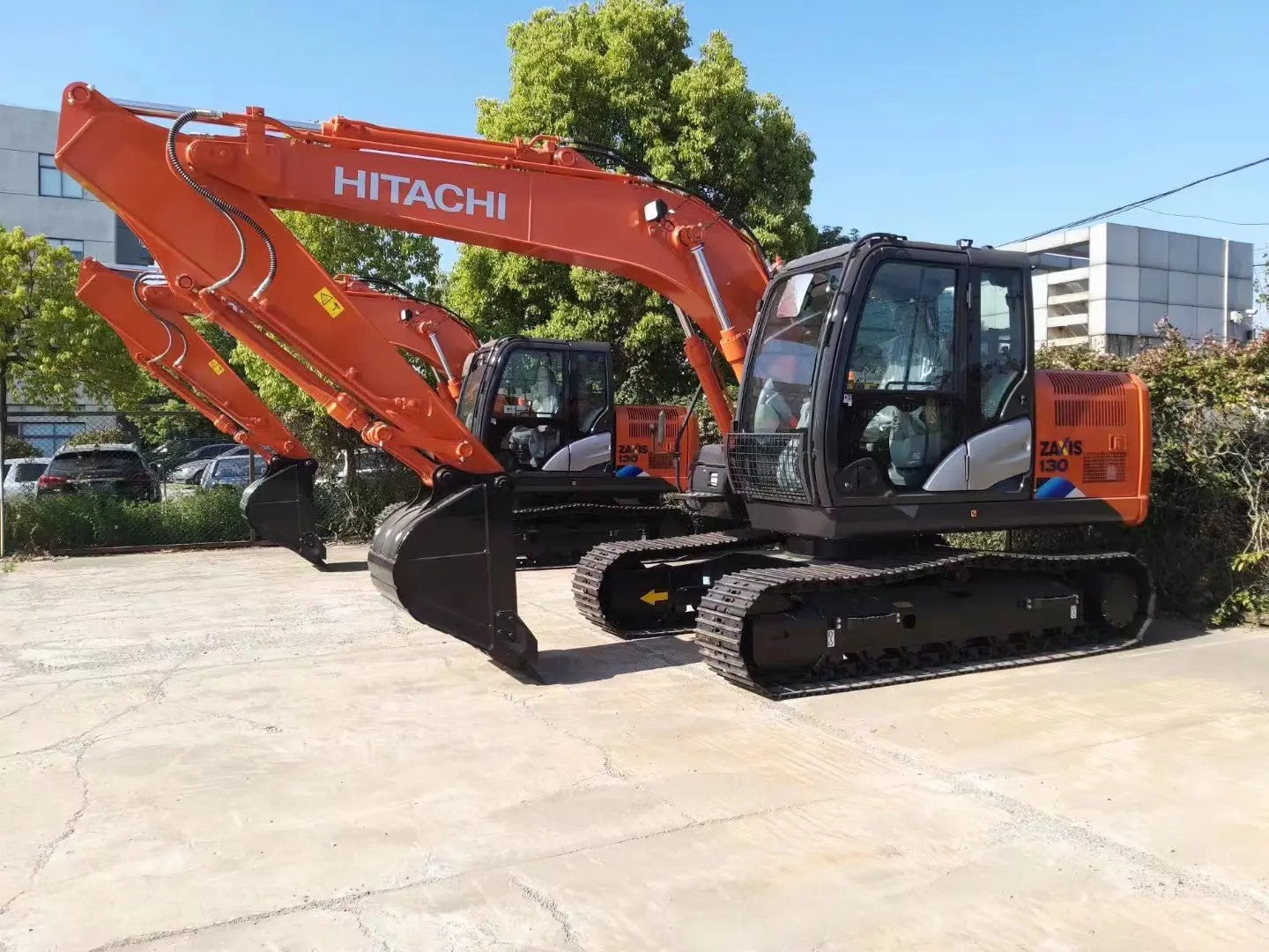 New Hitachi ZX130-5A Excavator for Sale rear side view