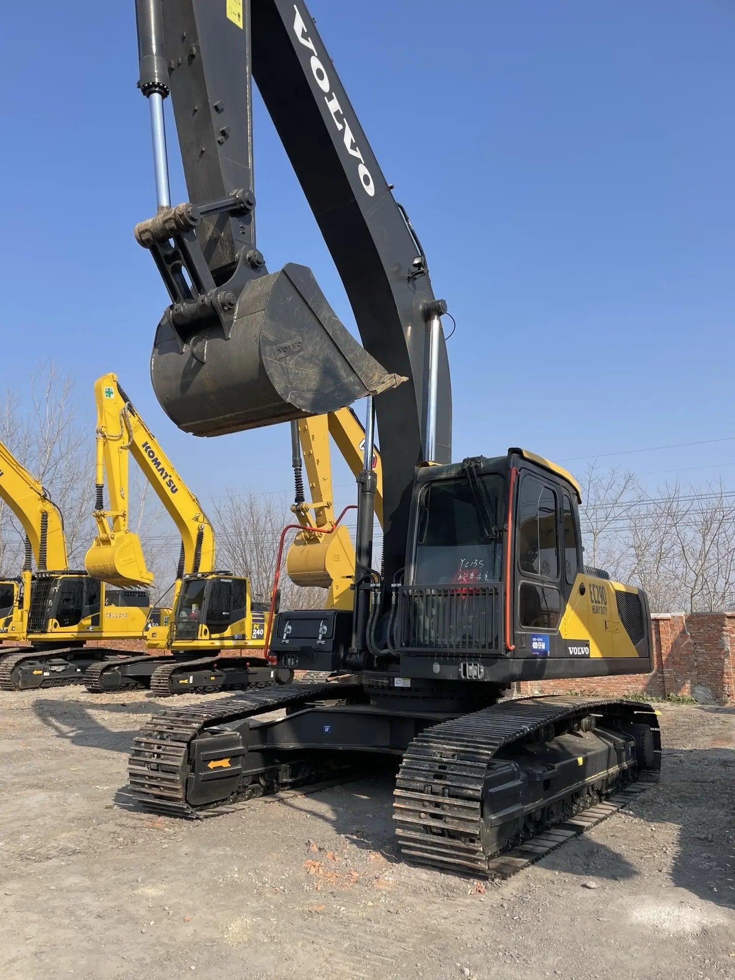 New Volvo EC290 Excavator for Sale rear side view