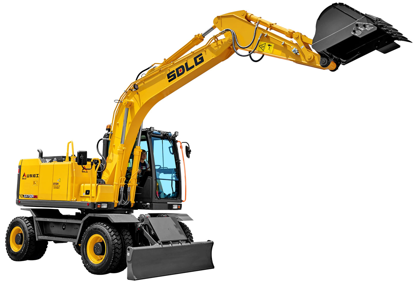 New Sdlg EA7150H PLUS Excavator for Sale rear side view