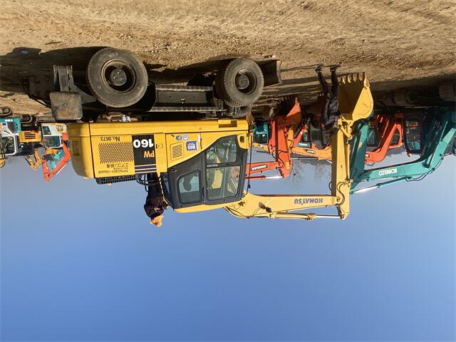 Used Komatsu PW160 Wheel Excavator for Sale | Komatsu PW160 Price detail photo 3