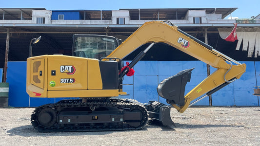 New Caterpillar 307.5 Excavator for Sale rear side view