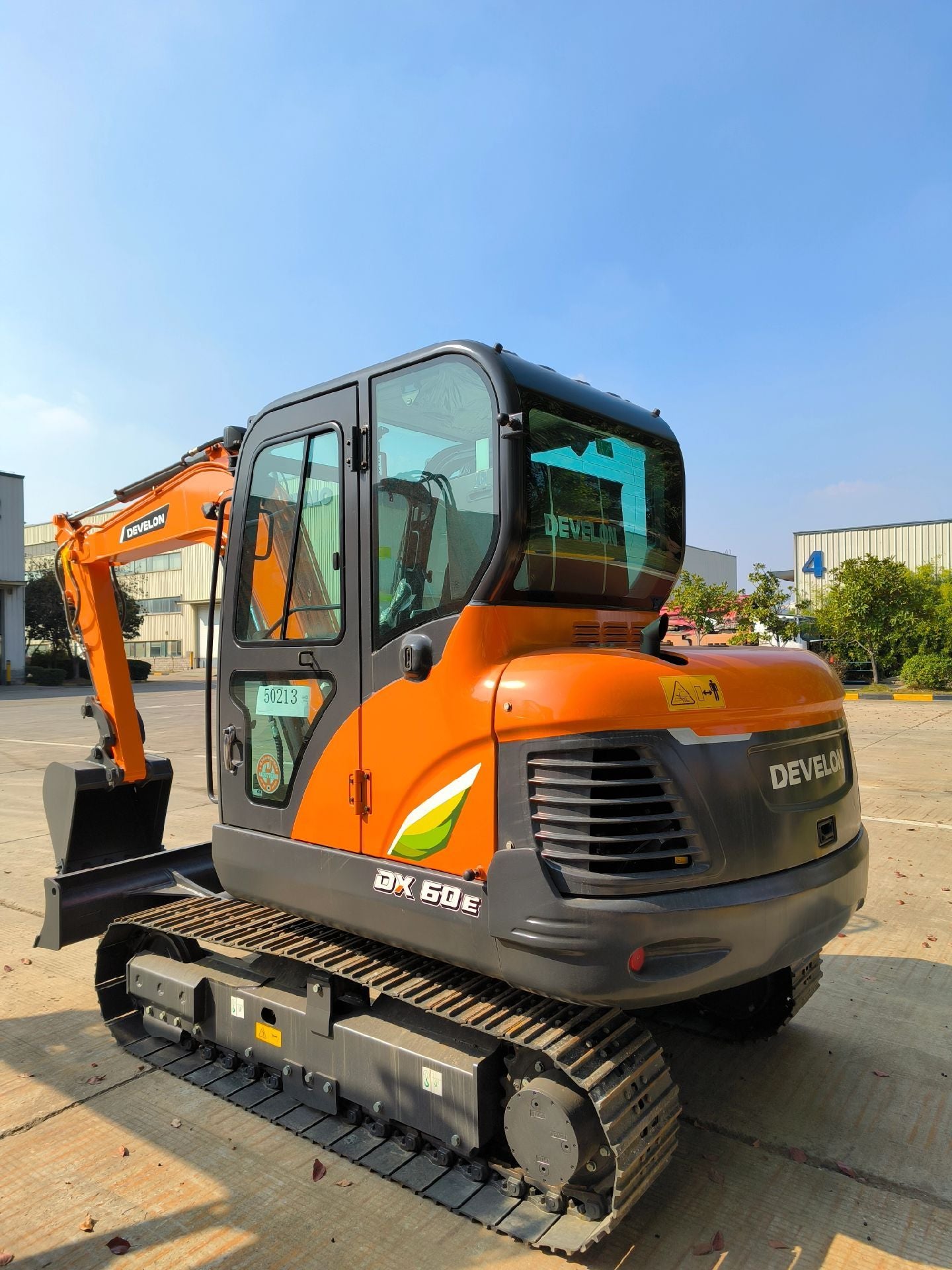 New Develon DX60E Excavator for Sale front view