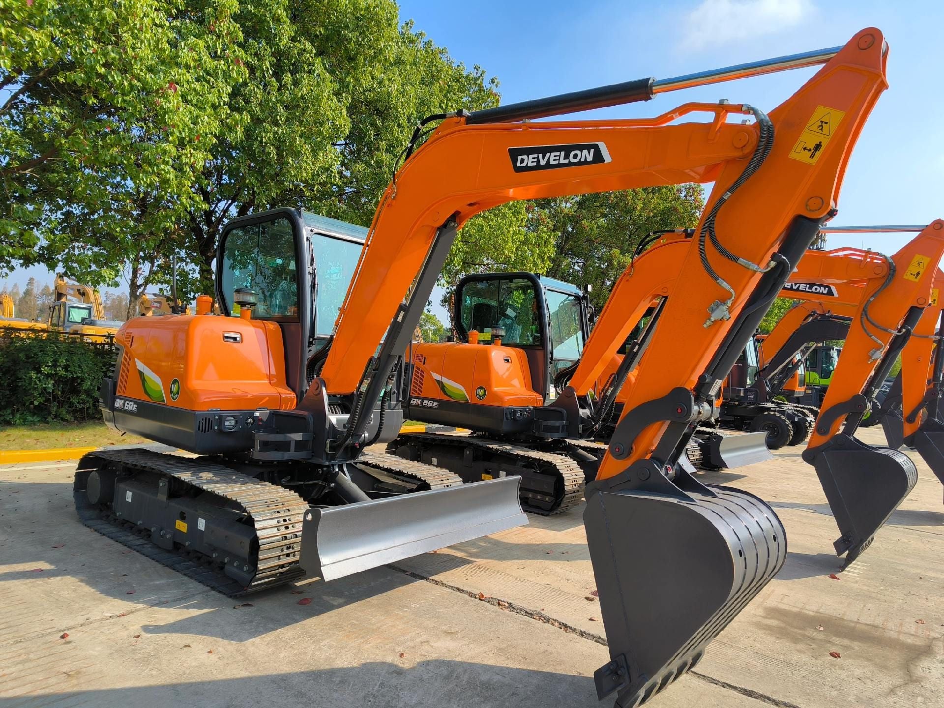 New Develon DX60E Excavator for Sale detail view