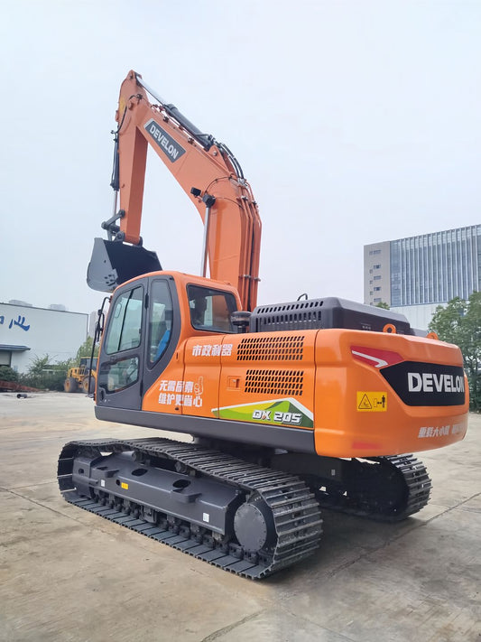 New Develon DX205 Excavator for Sale rear side view
