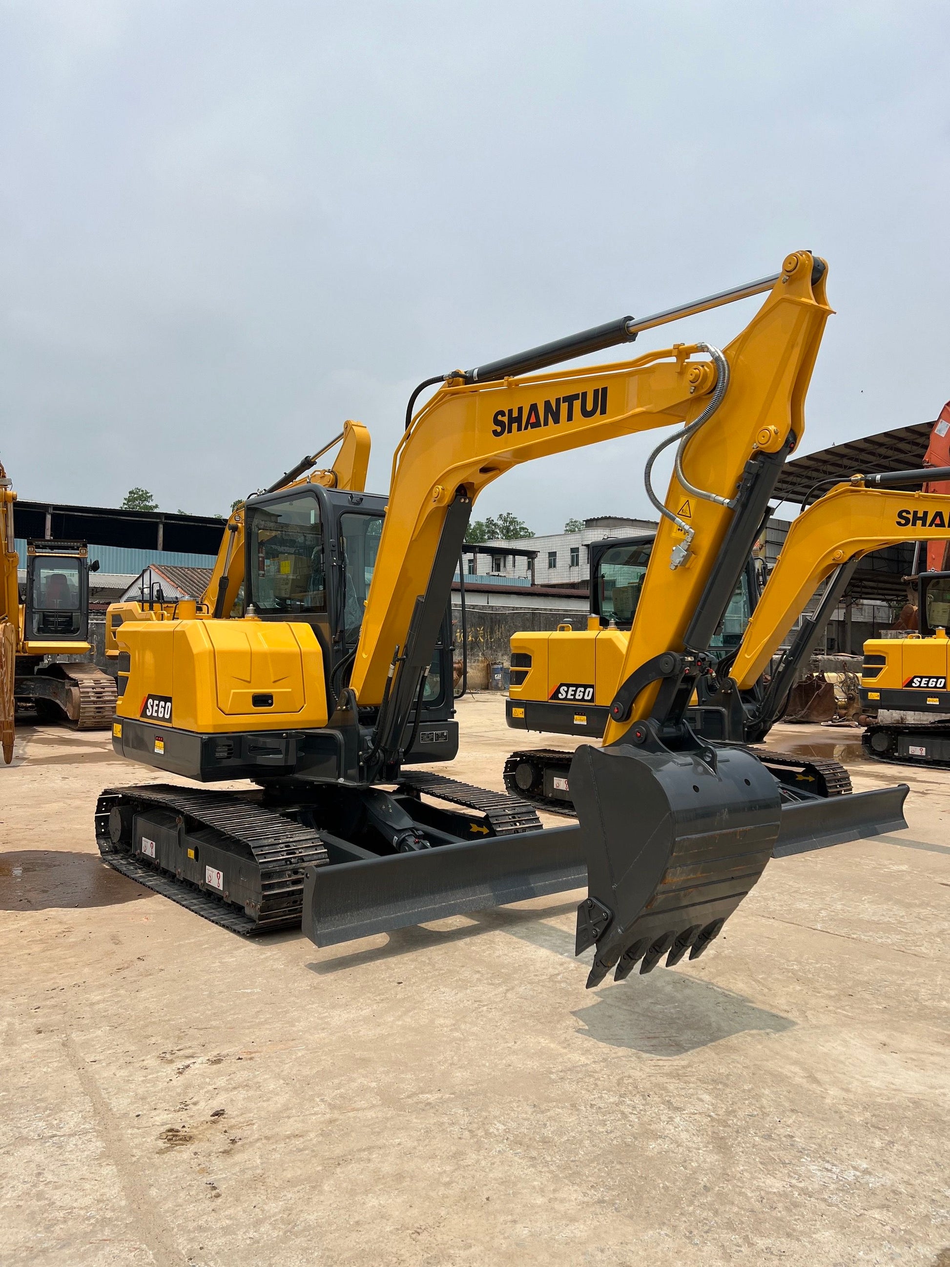 New Shantui SE60 Excavator for Sale detail view