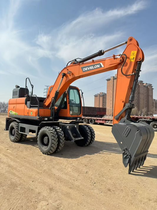 New Develon DX150W Excavator for Sale rear side view