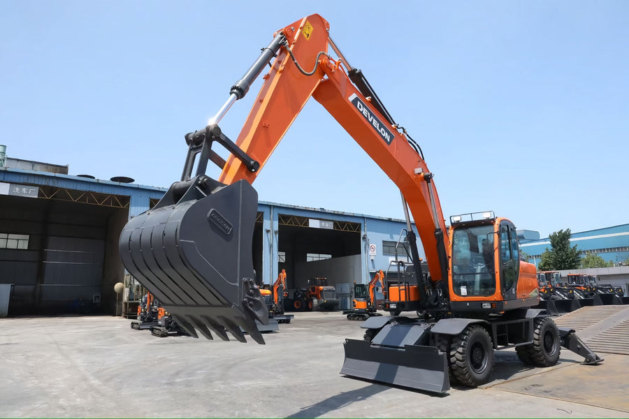 New DEVELON DX210W Wheel Excavator for Sale | DEVELON DX210W Price detail photo 3