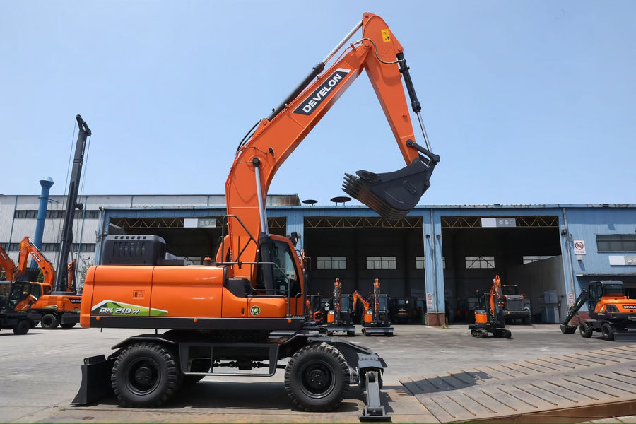 New DEVELON DX210W Wheel Excavator for Sale | DEVELON DX210W Price detail photo 4