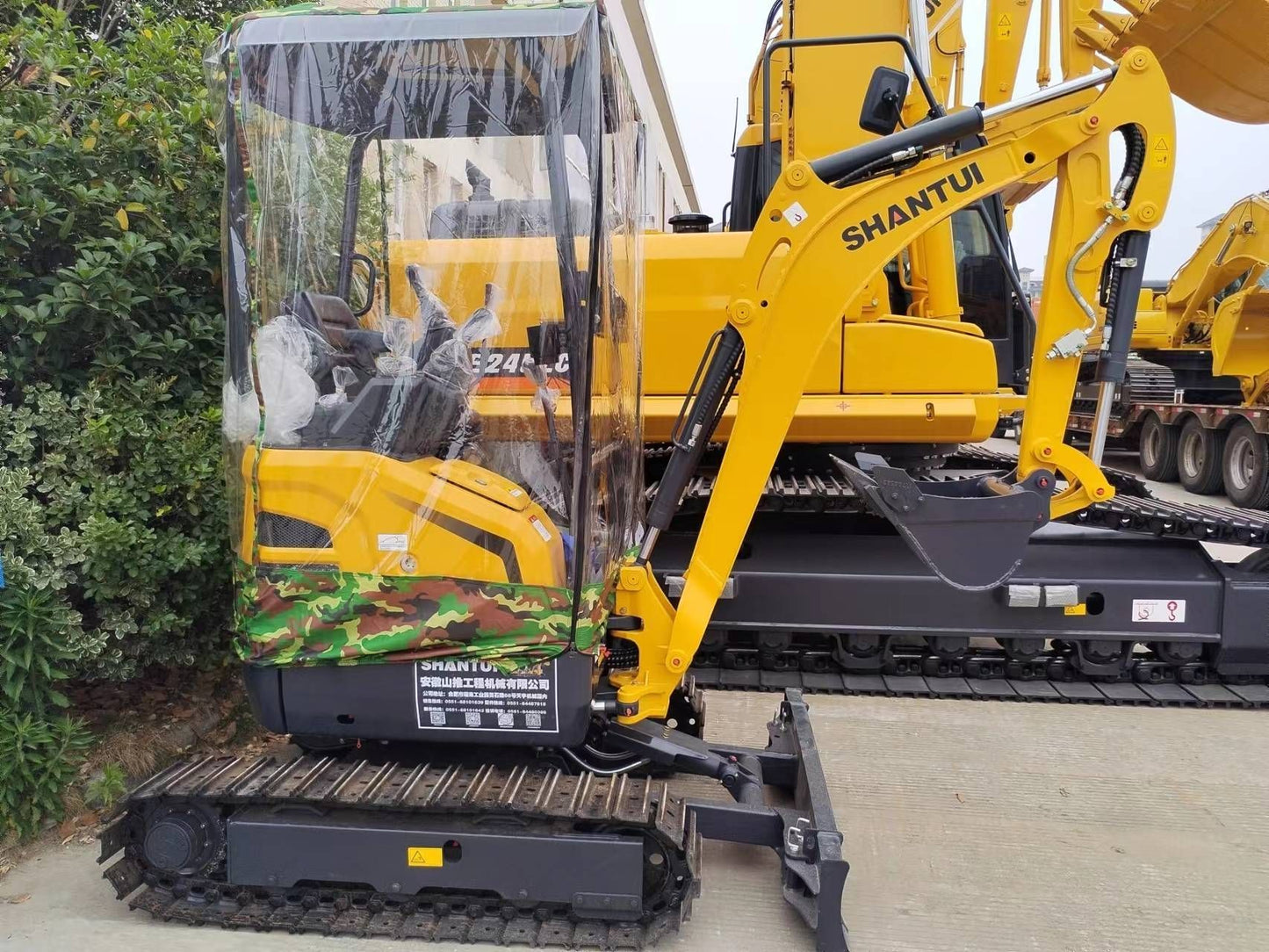 New Shantui SE18SR Excavator for Sale rear side view
