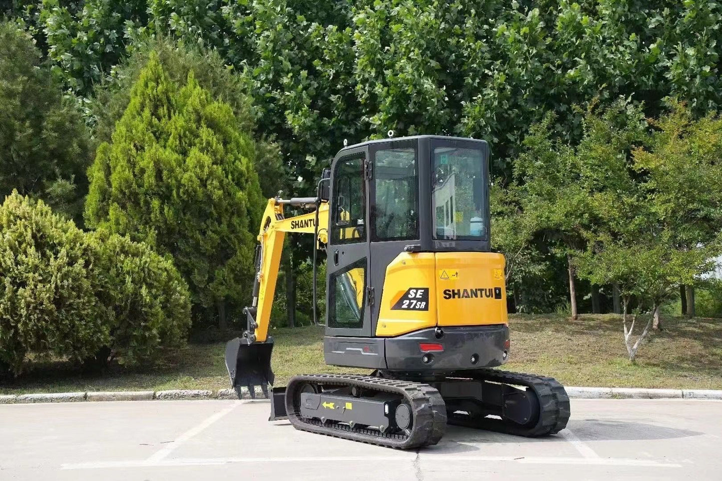New Shantui SE27SR Excavator for Sale rear side view