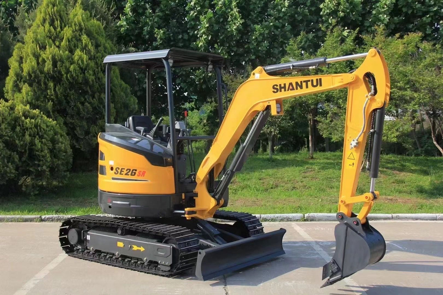 New Shantui SE27SR Excavator for Sale front view