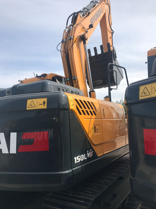 New Hyundai R150LVS Excavator for Sale rear side view