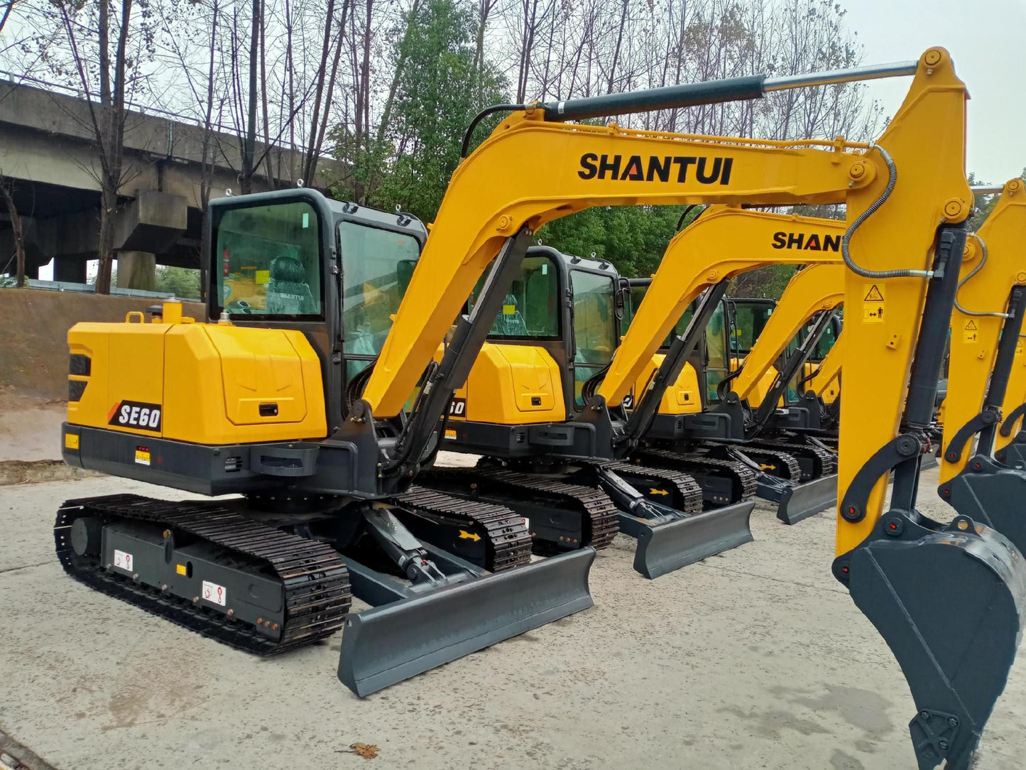 New Shantui SE60 Excavator for Sale detail view