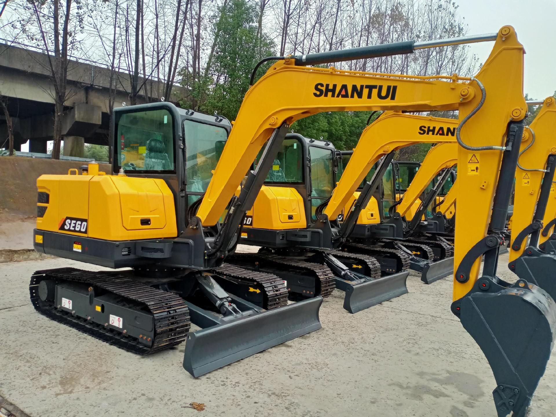 New Shantui SE60 Excavator for Sale detail view