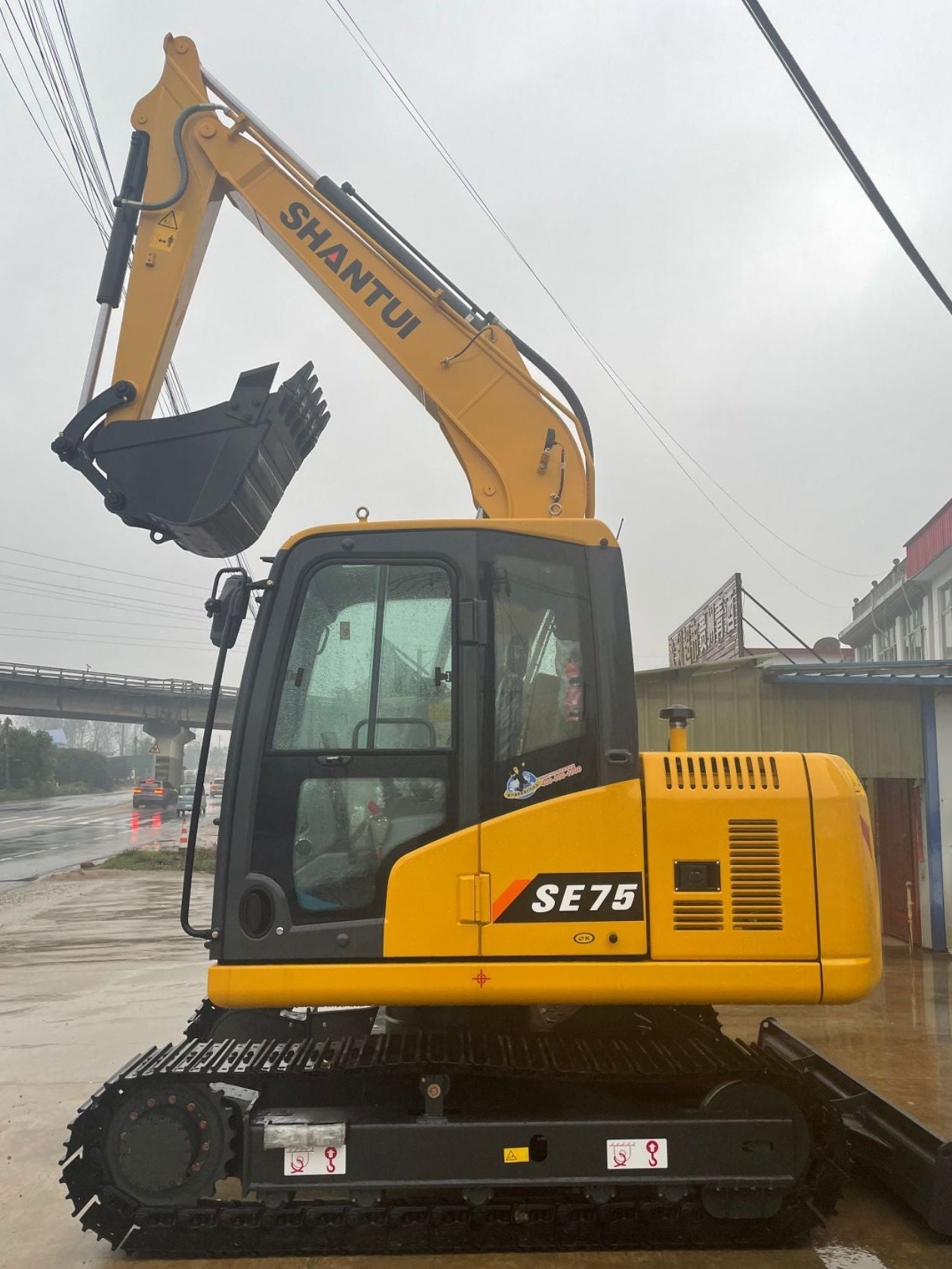 New Shantui SE75 Excavator for Sale - Alternative Stock front view