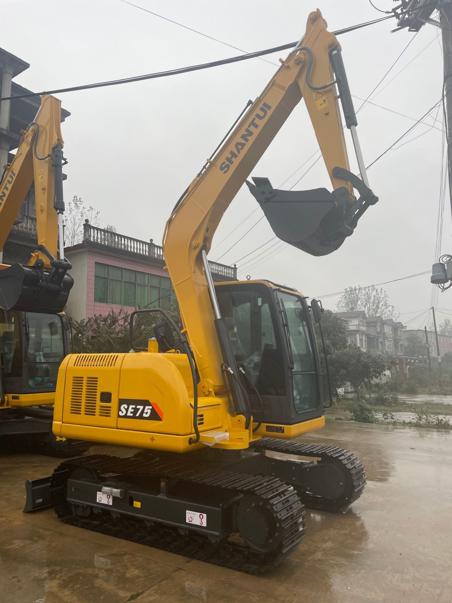 New Shantui SE75 Excavator for Sale detail view
