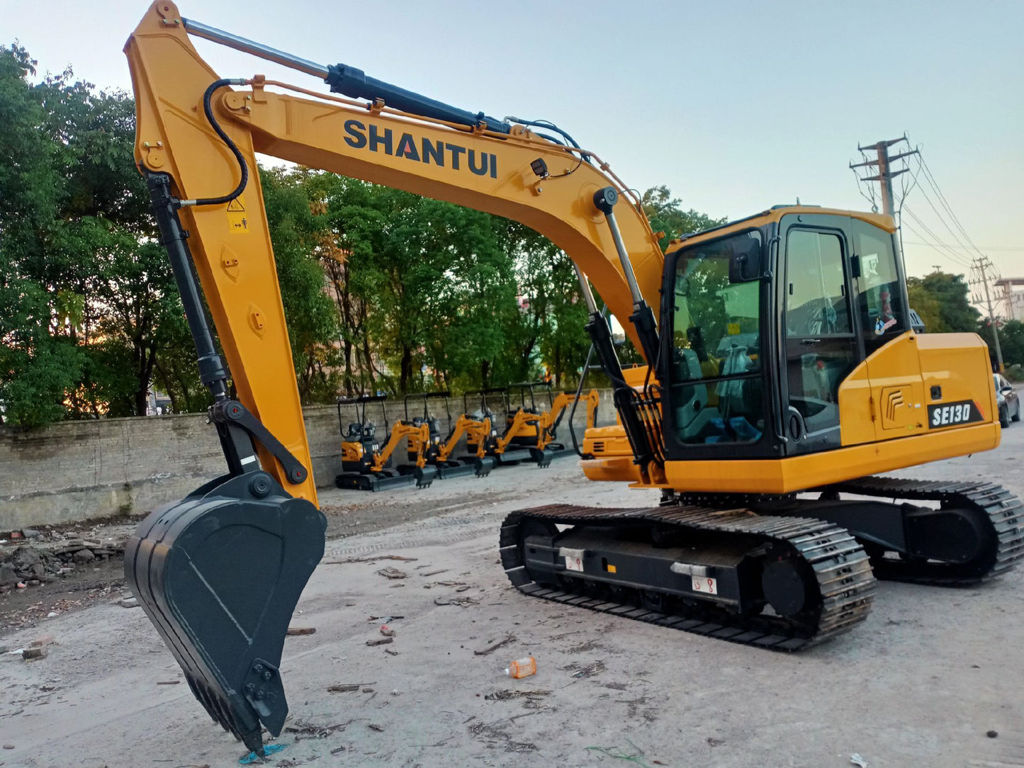 New Shantui SE130 Excavator for Sale detail view