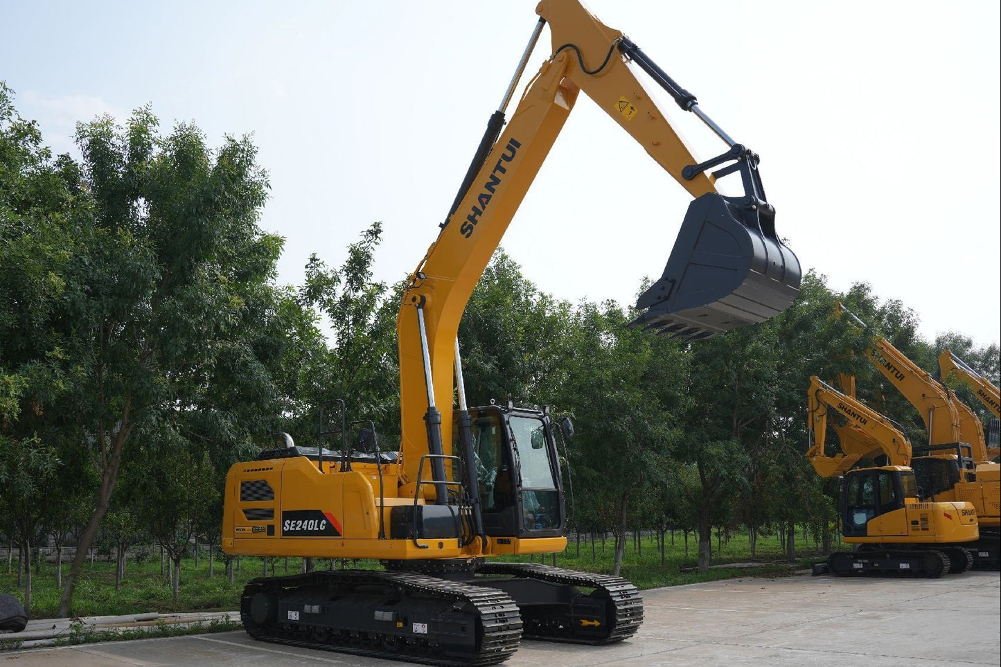 New Shantui SE240LC Excavator for Sale - Alternative Stock rear side view