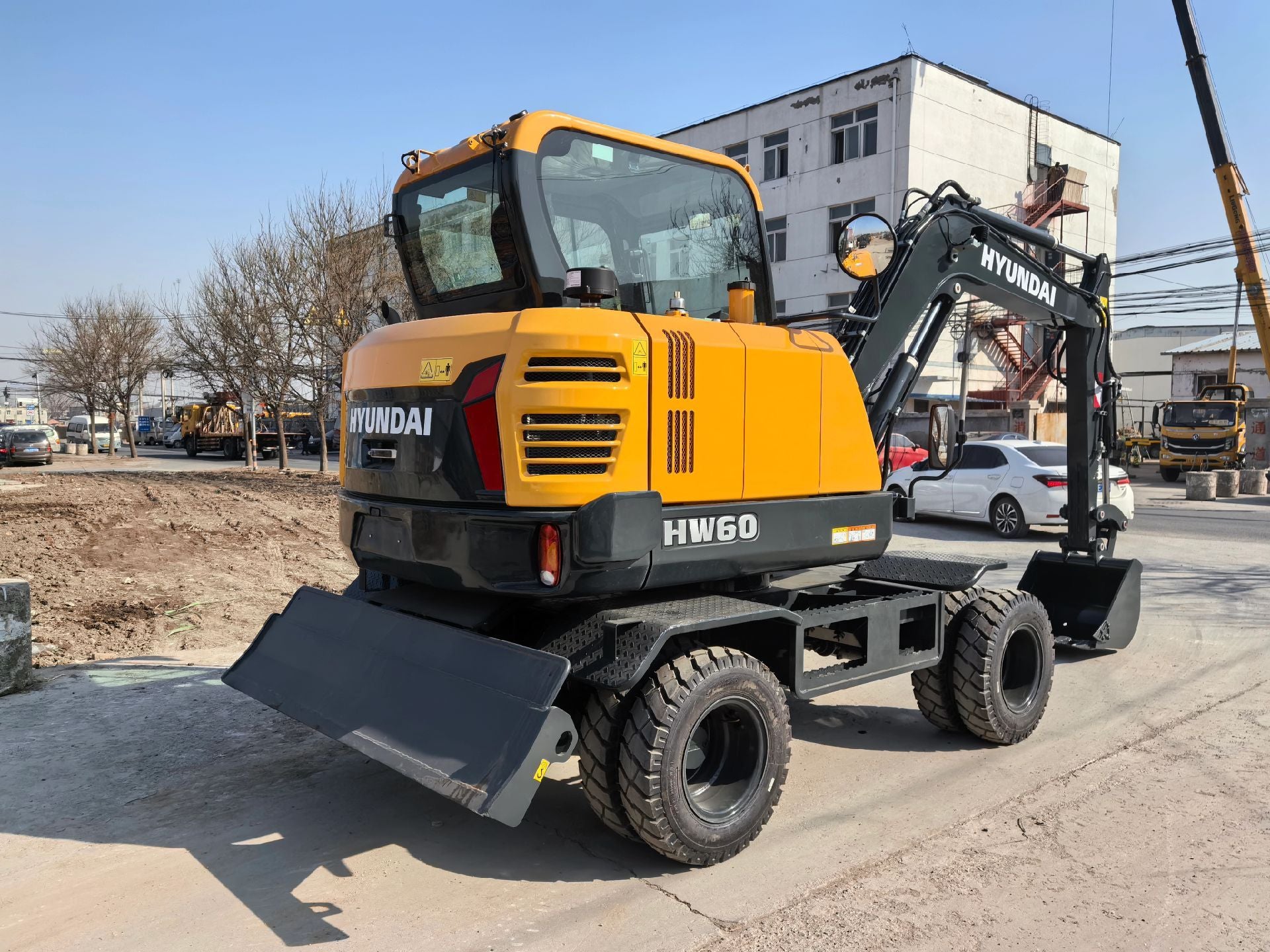 New Hyundai HW60 Excavator for Sale front view