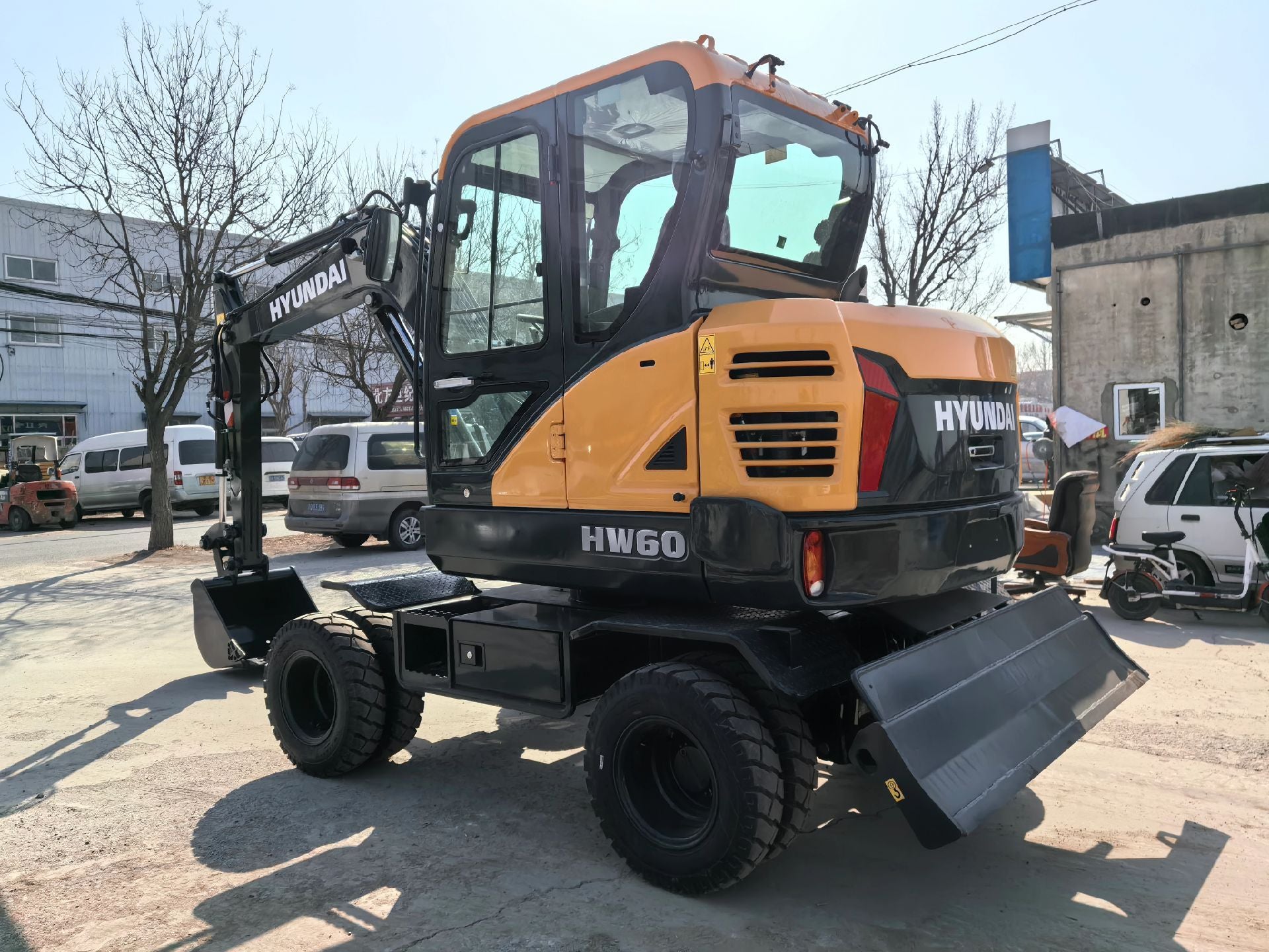 New Hyundai HW60 Excavator for Sale detail view
