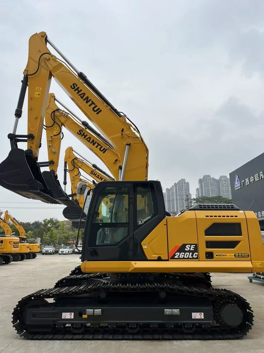 New Shantui SE260LC Excavator for Sale rear side view