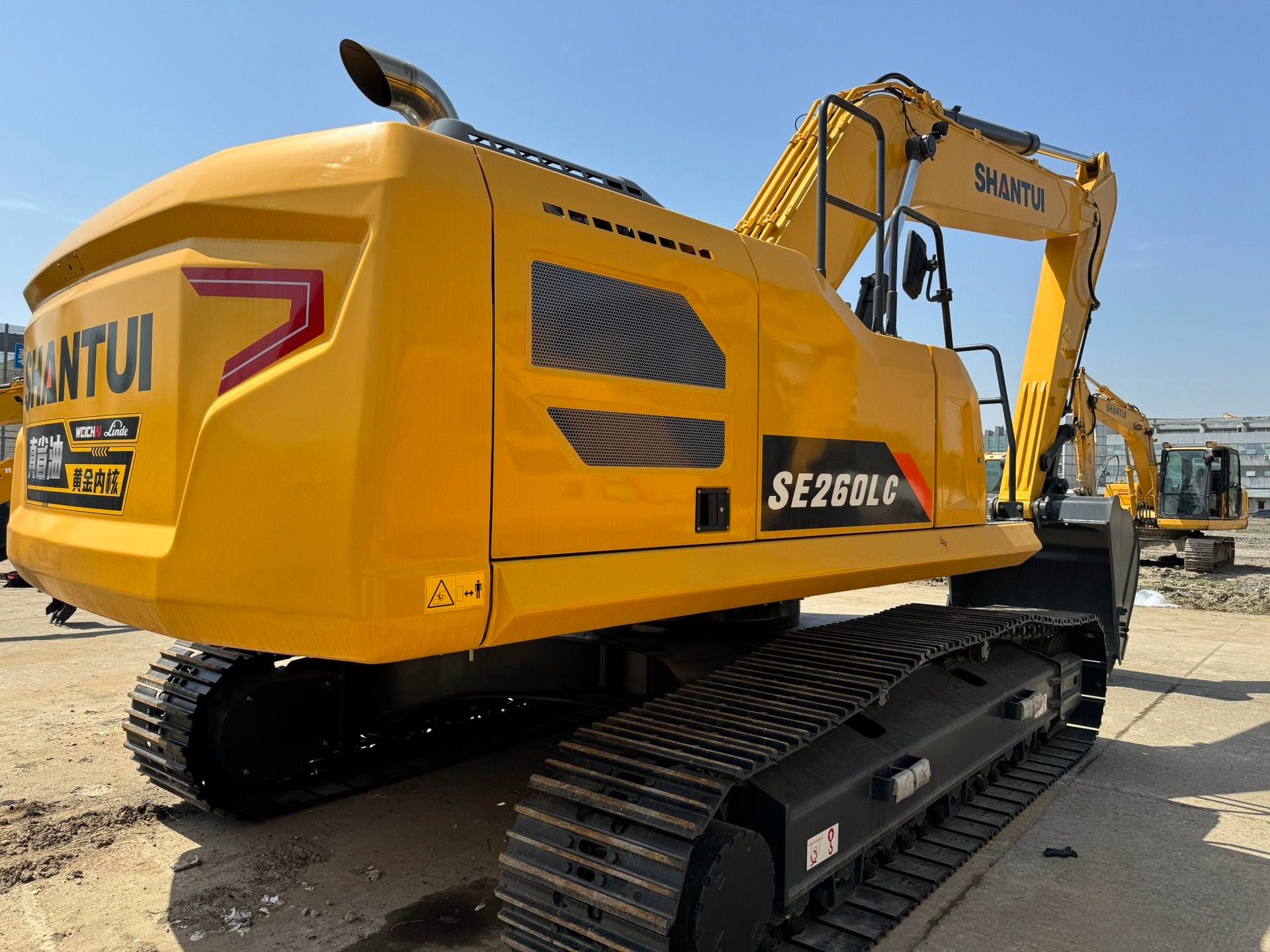 New Shantui SE260LC Excavator for Sale detail view