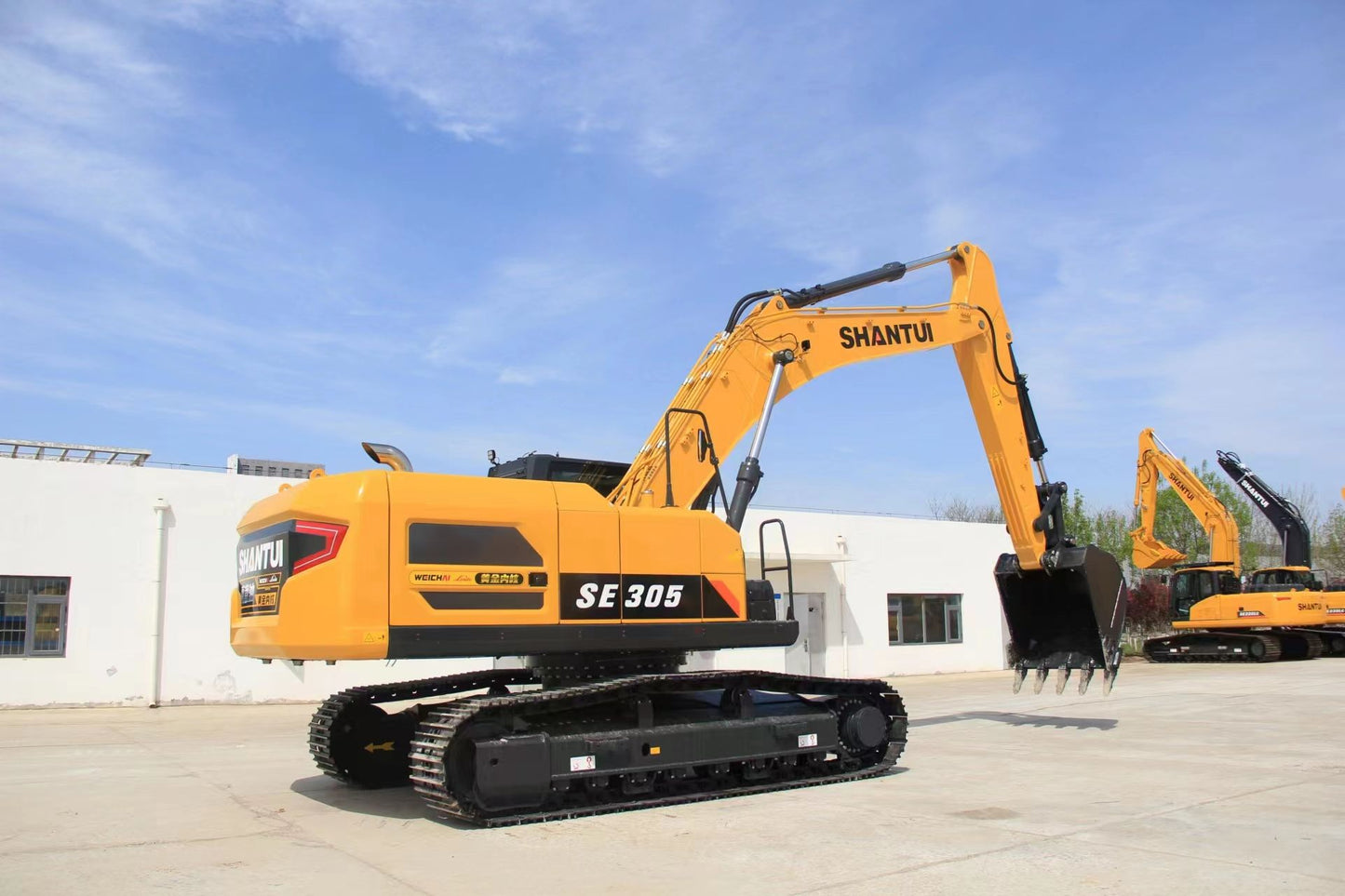 New Shantui SE305LC Excavator for Sale rear side view