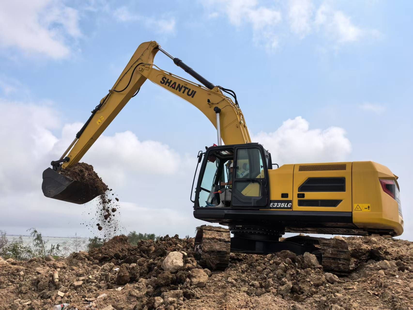 New Shantui SE335LC Excavator for Sale detail view