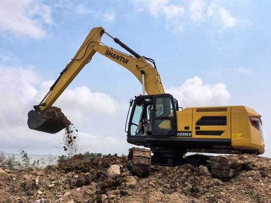 New Shantui SE335LC Excavator for Sale - Alternative Stock rear side view