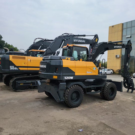 New Hyundai R120WM Excavator for Sale rear side view