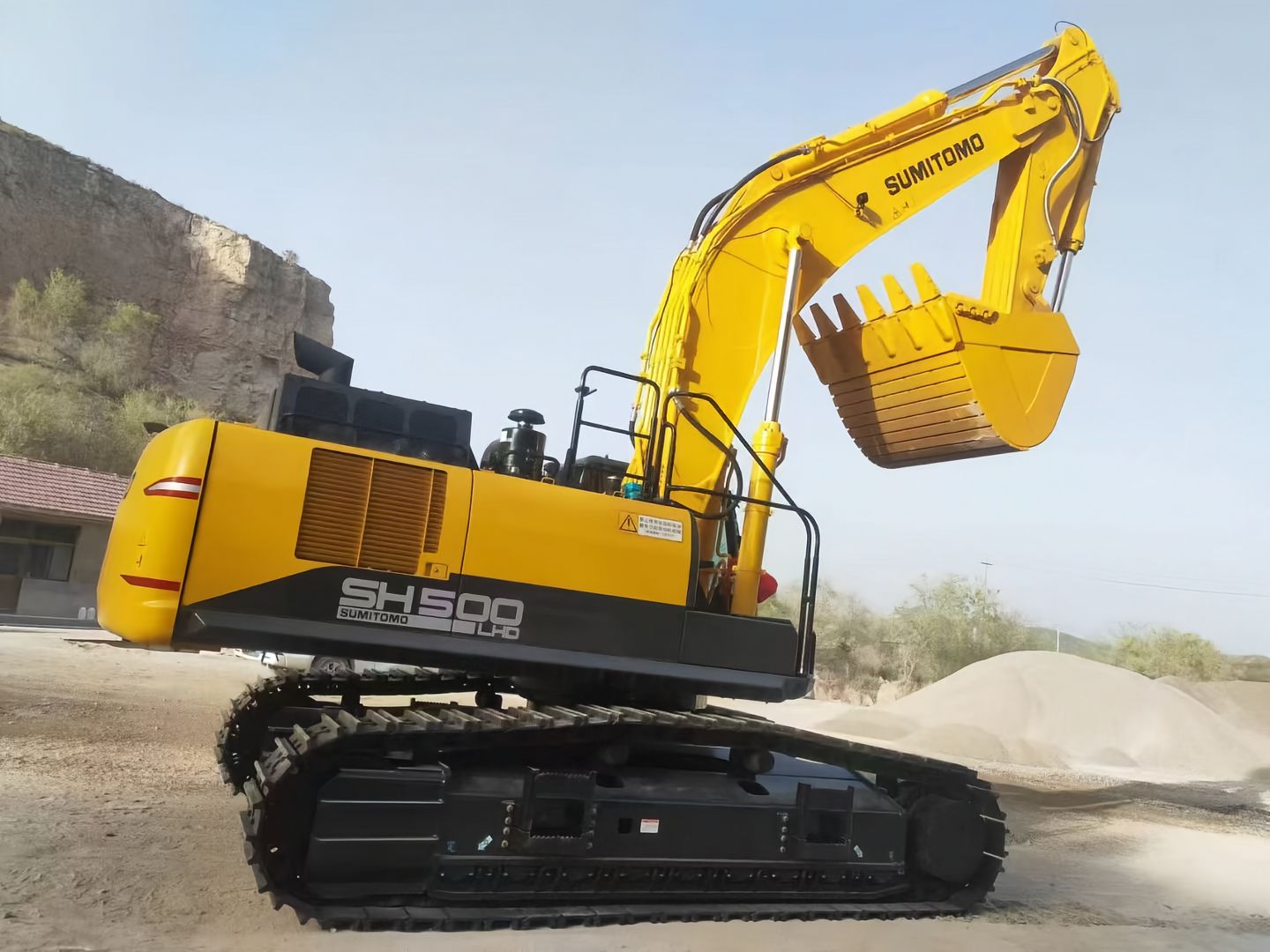 New Sumitomo SH500LHD-7 Excavator for Sale rear side view