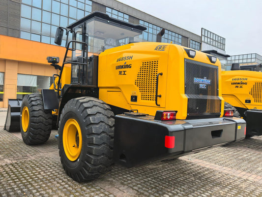 New Lonking LG855H Wheel Loader for Sale rear side view