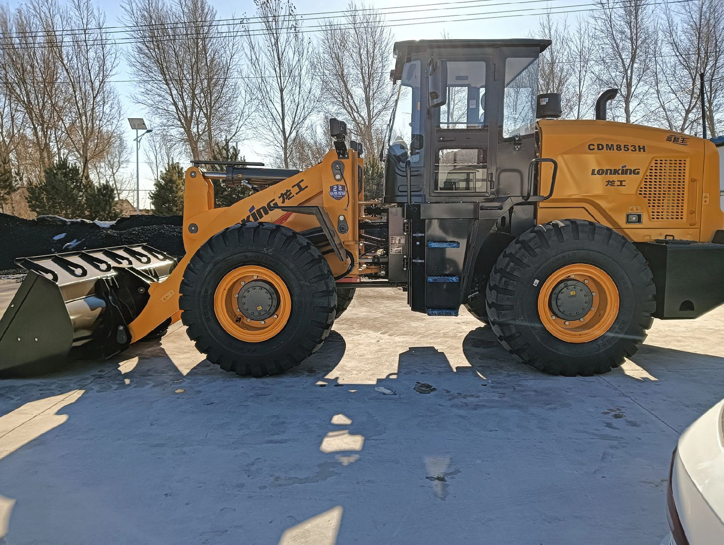 New Lonking CDM853H Wheel Loader for Sale front view