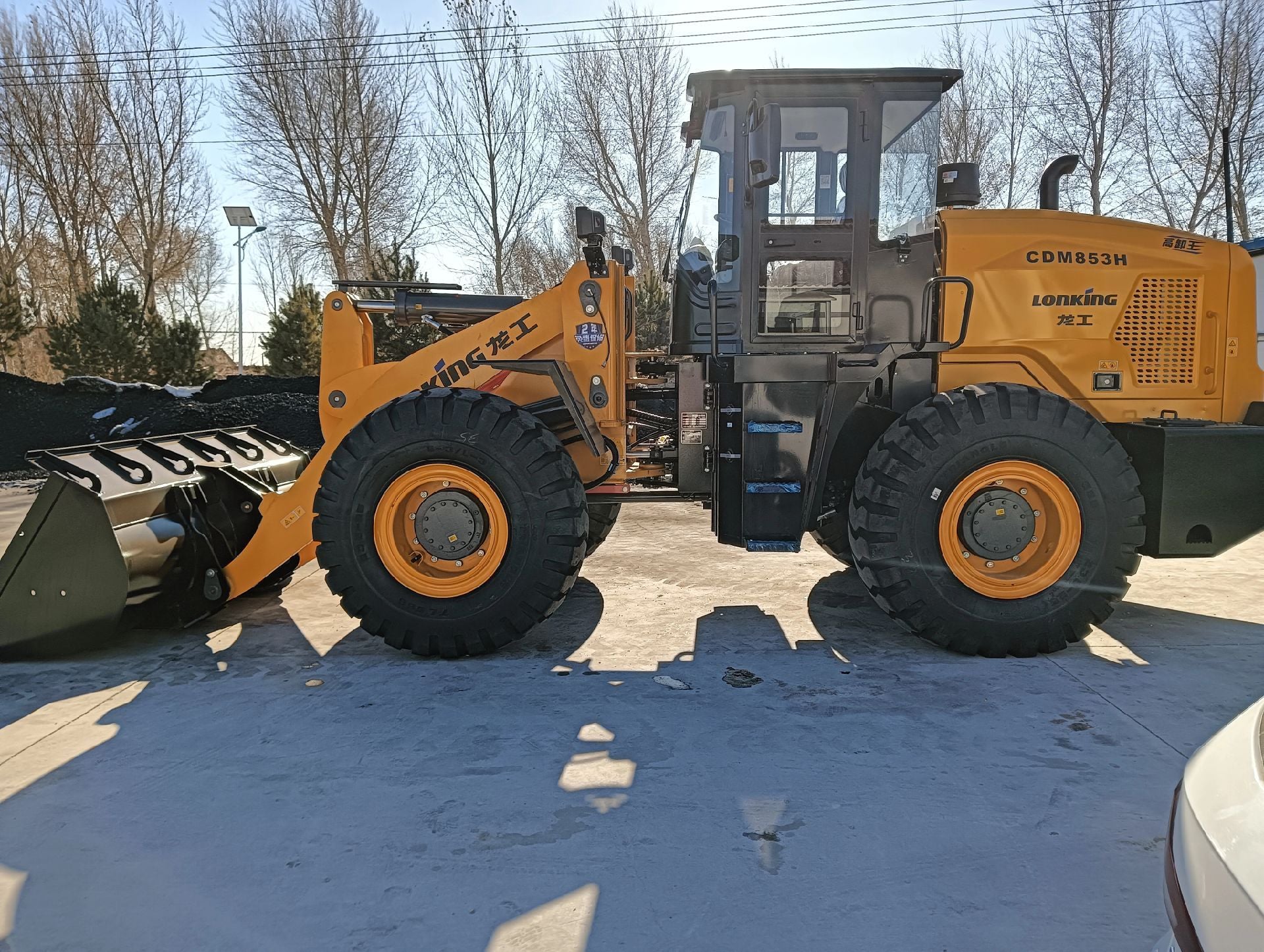 New Lonking CDM853H Wheel Loader for Sale front view