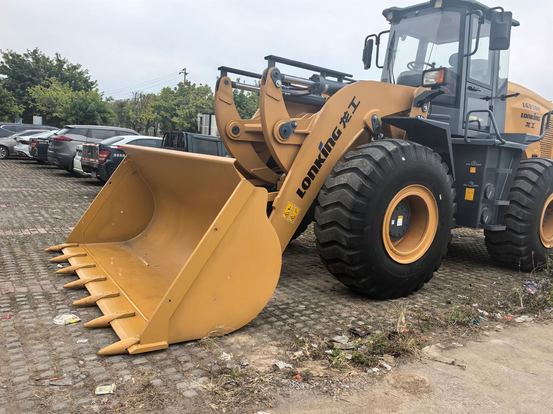 New Lonking LG850H Wheel Loader for Sale front view