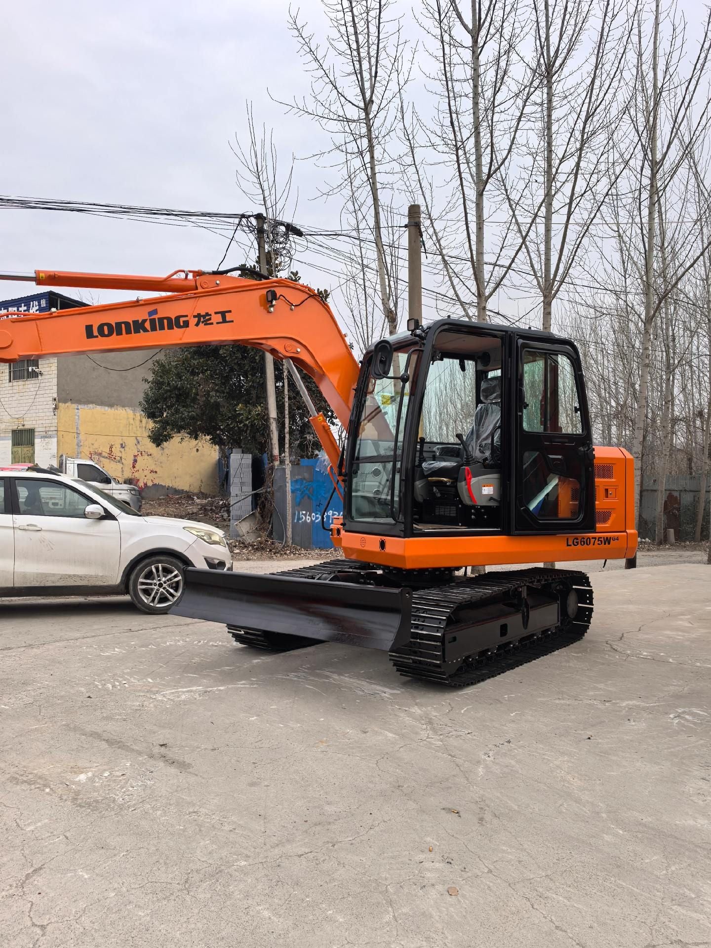 New Lonking LG6075 Excavator for Sale detail view