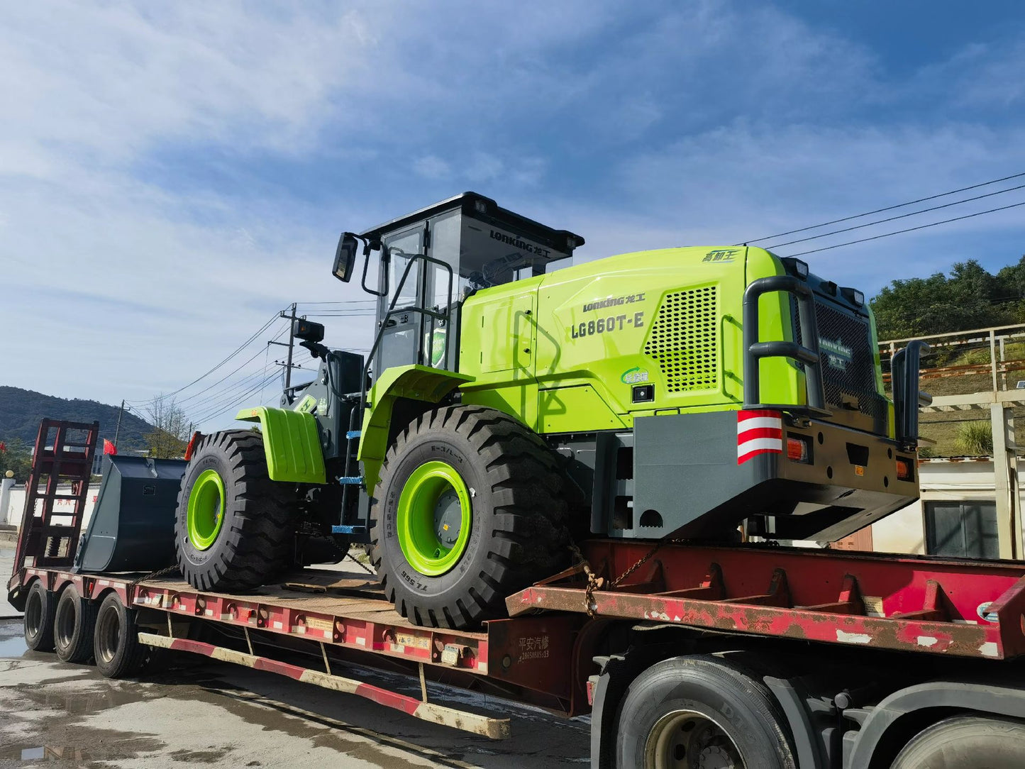 New Lonking LG860T-E Wheel Loader for Sale front view