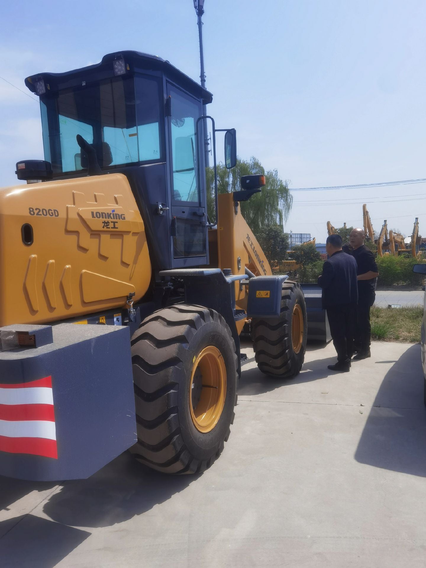 New Lonking 820GD Wheel Loader for Sale front view