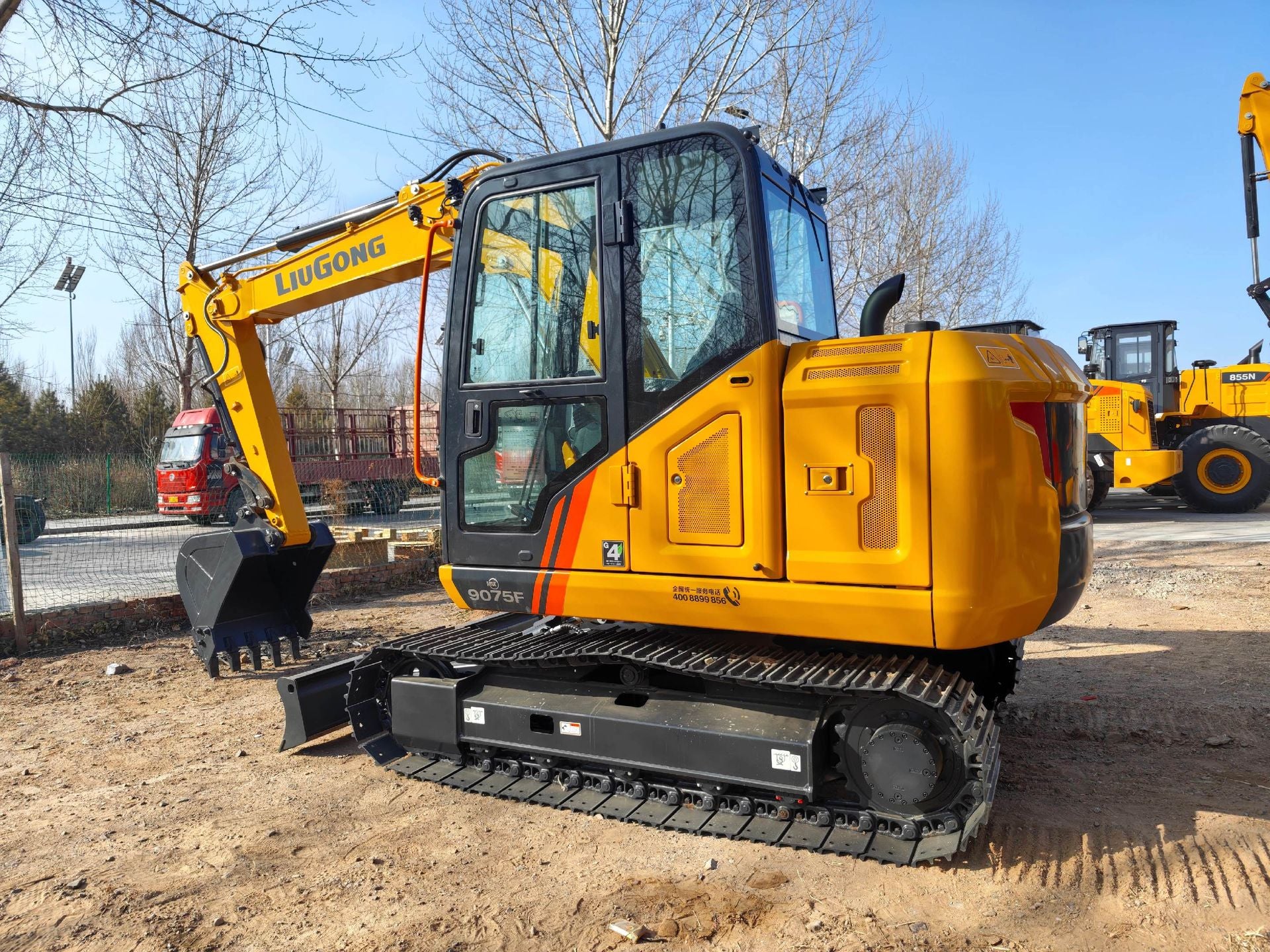 New Liugong 9075FMAX Excavator for Sale rear side view