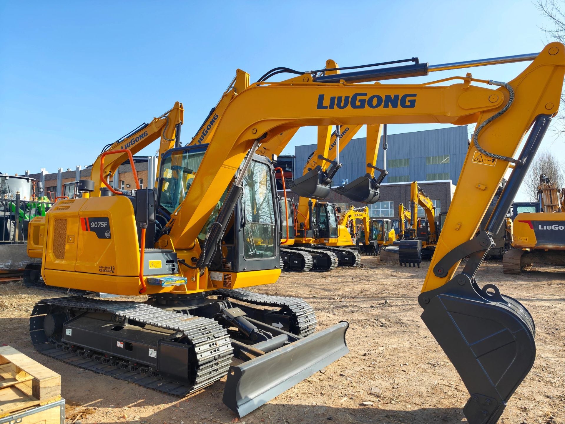 New Liugong 9075FMAX Excavator for Sale front view