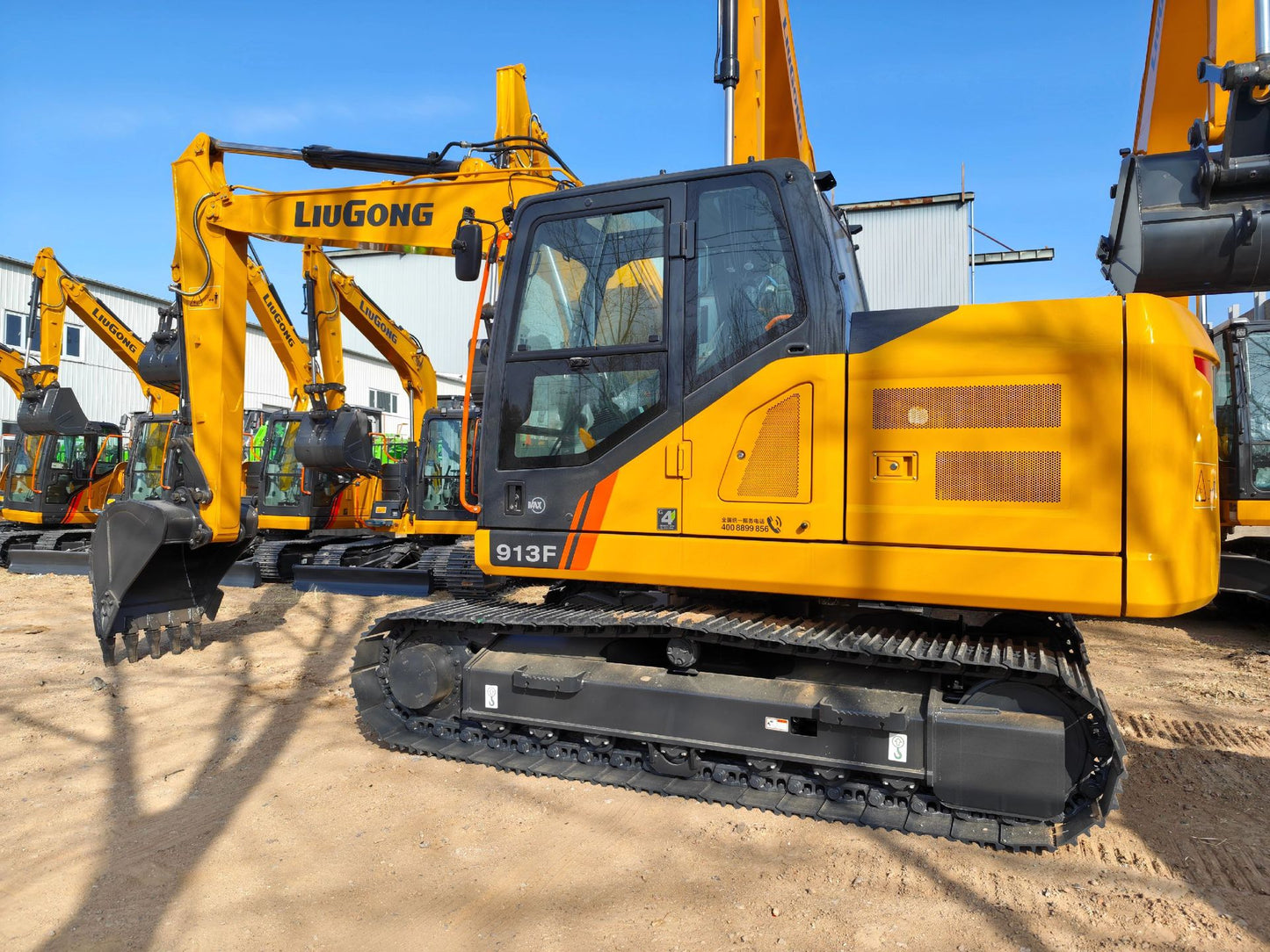 New Liugong 913F Excavator for Sale rear side view