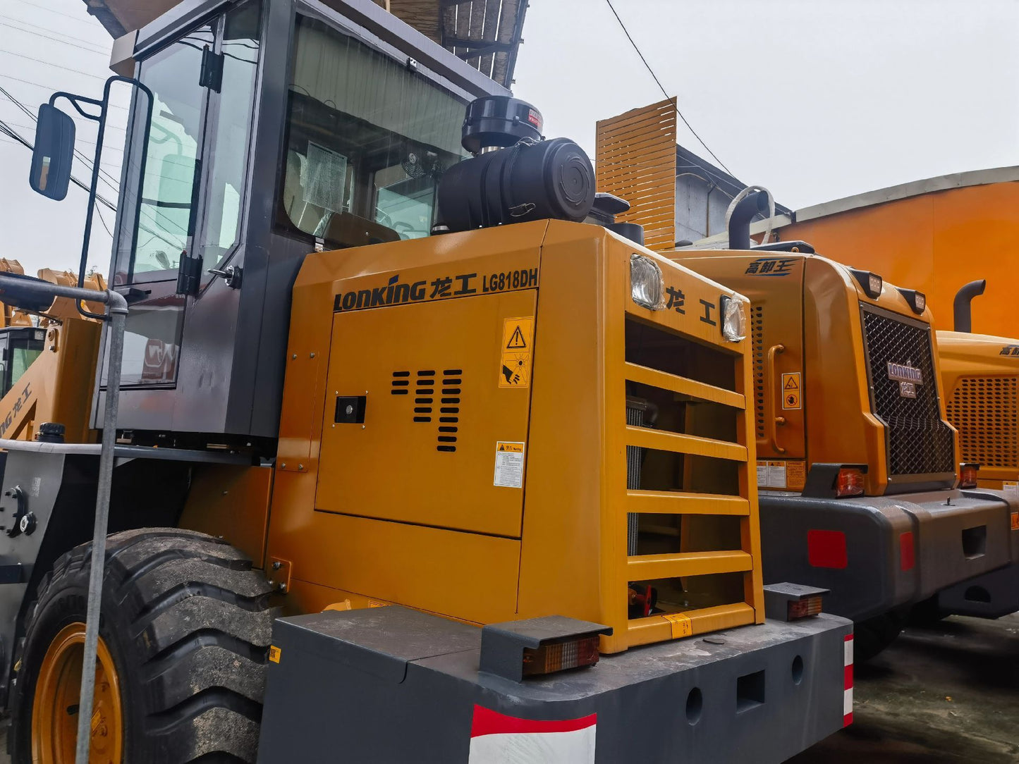 New Lonking LG818DH Wheel Loader for Sale rear side view