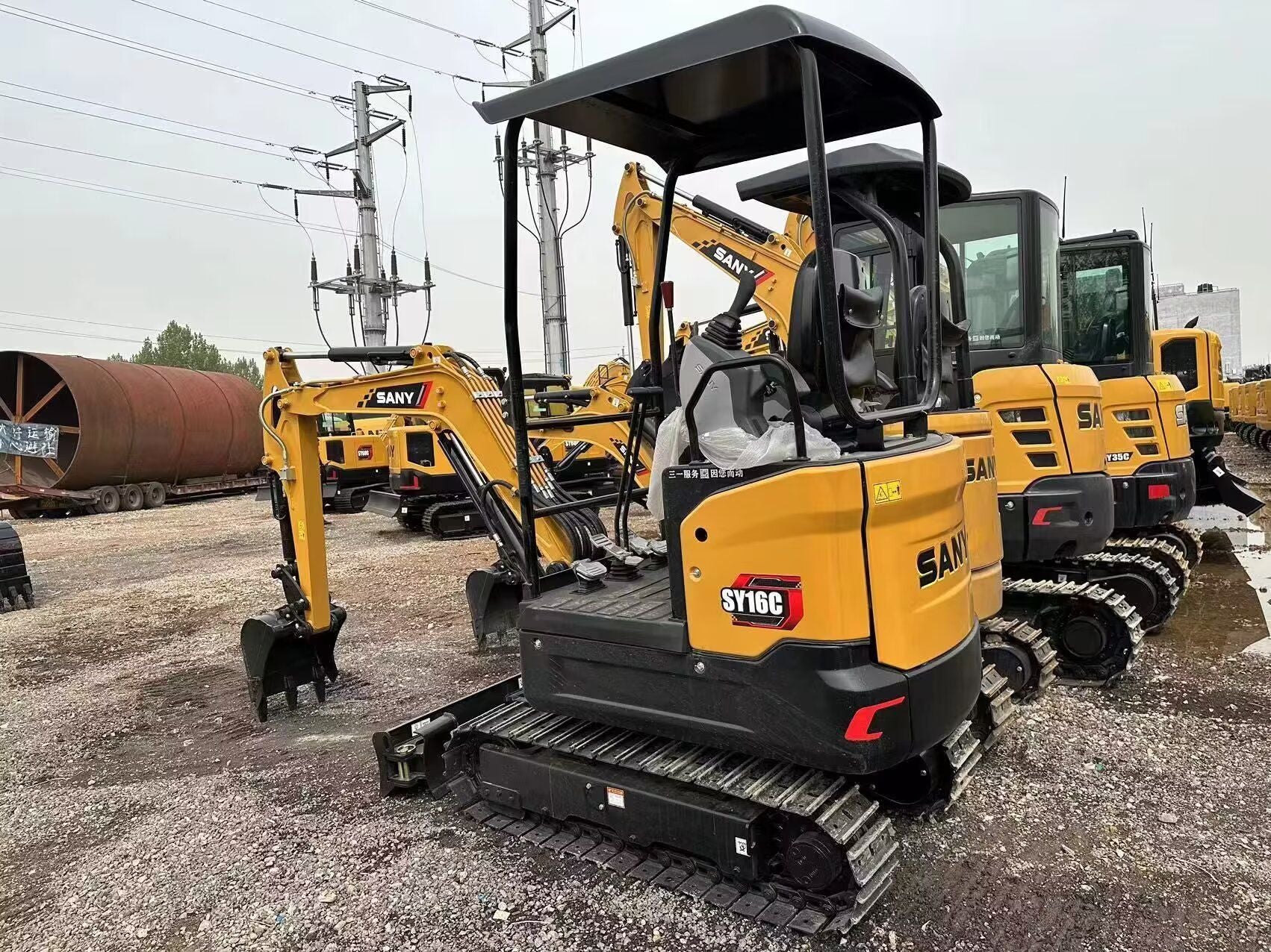 New Sany SY16C ENJOY EDITION Excavator for Sale detail view
