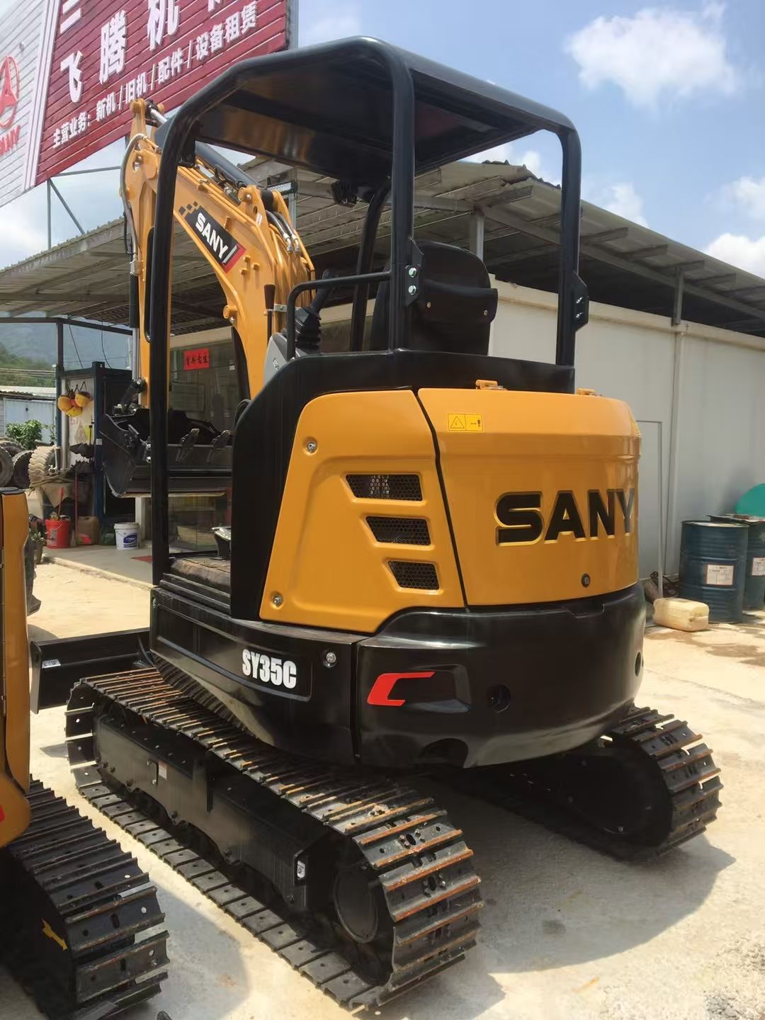 New Sany SY35C Excavator for Sale detail view