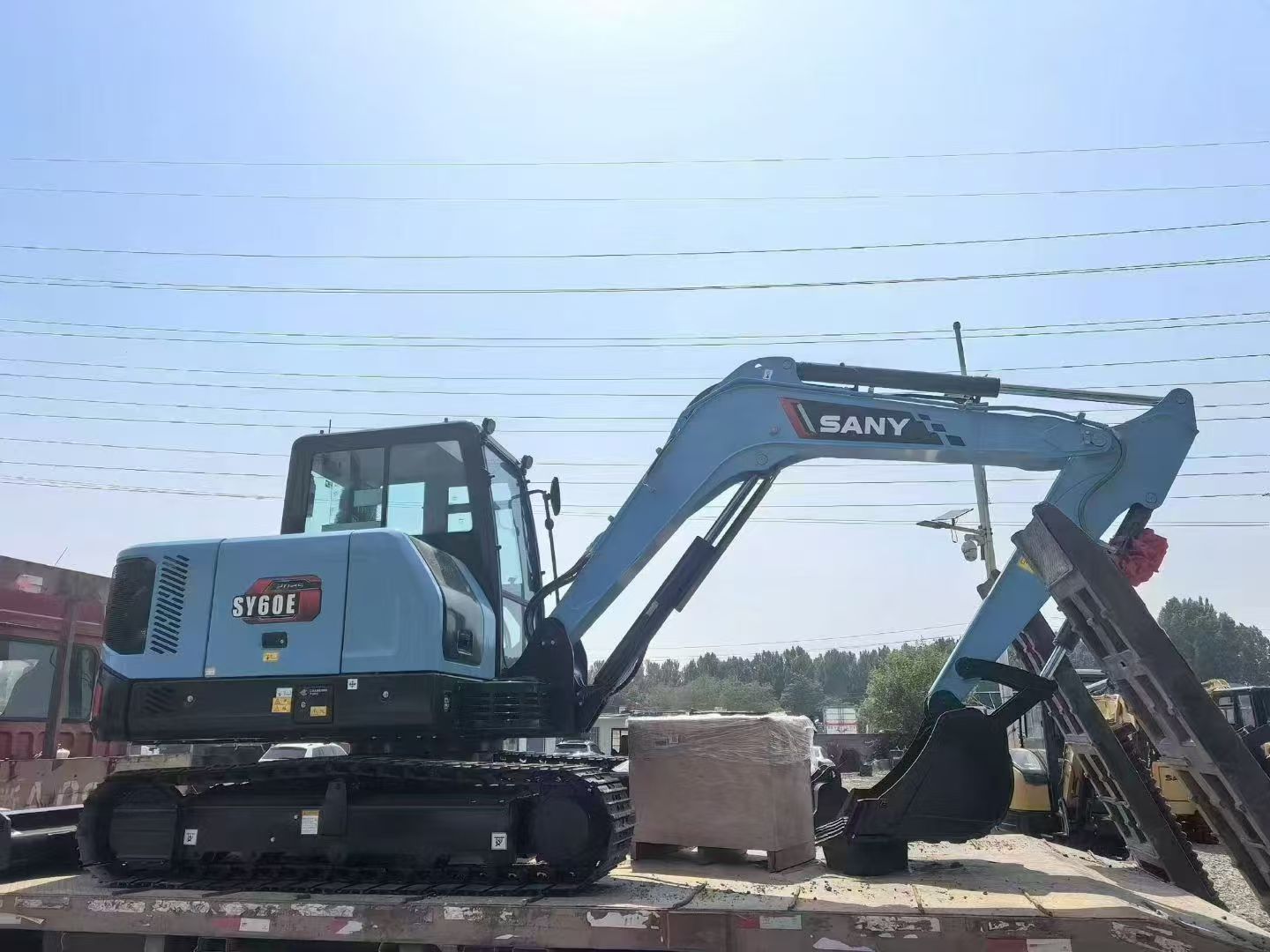 New Sany SY60E Excavator for Sale detail view