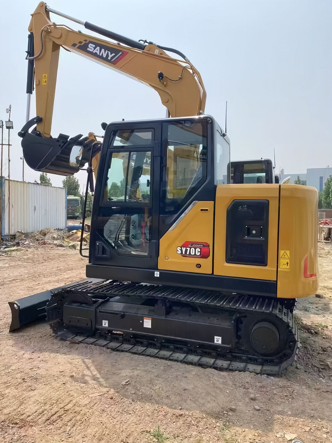 New Sany SY70C Excavator for Sale detail view
